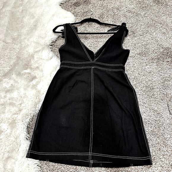 Free People Mini Dress With Bow Straps Size 0 - Picture 7 of 7